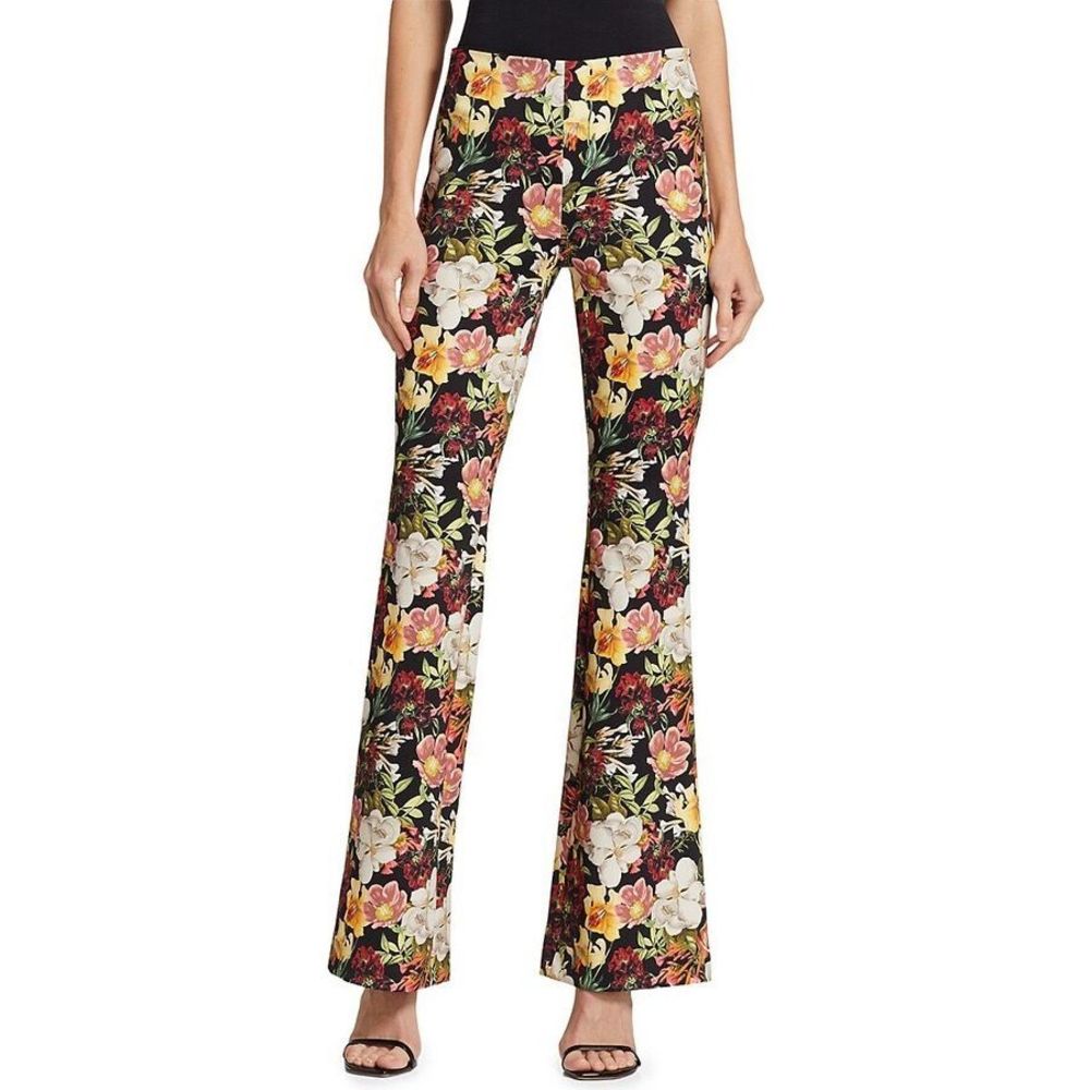 Alice + Olivia Multicolor Floral Trousers